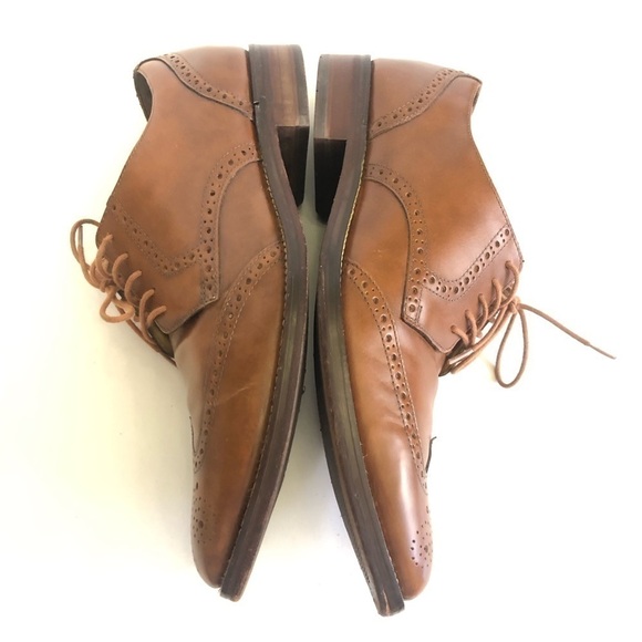 Cole Haan Grand O.S Madison Wingtip Oxford Leather British Tan Mens Size 10.5 main image 7